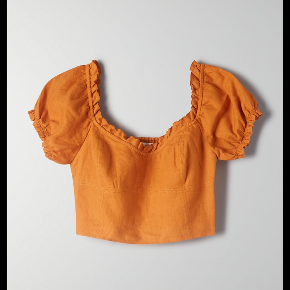 Aritzia Wilfred nala blouse
